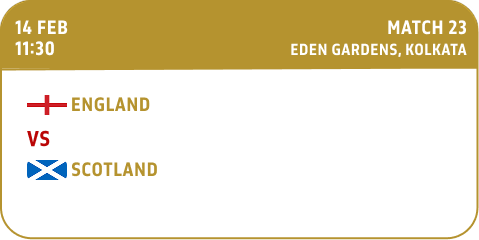 England vs Scotland