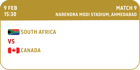 SA vs Canada