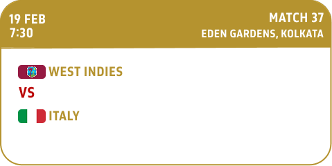 West Indies vs Italy