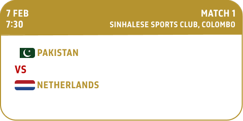Parkistan Vs Netherlands